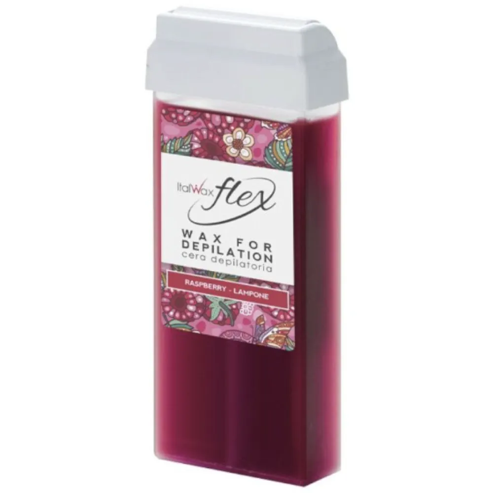 Italwax FLEX Raspberry — Cire au dioxyde de titane, parfum framboise, 100 ml (BRL73057)