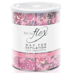 ItalWax Flex Rose Wax - Cire douce à l'huile de rose, 800 ml