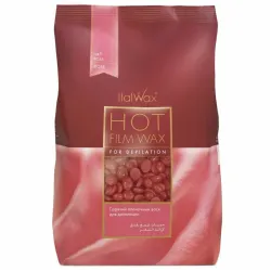 ItalWax Hot Film Wax ROSE - Cire film transparente ROSE, 1000 g