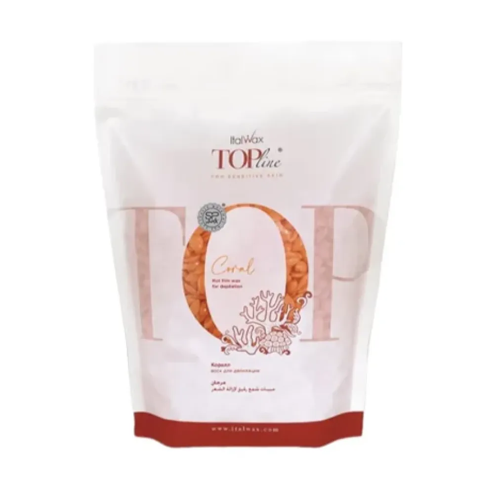Italwax Top Formula Coral 750 g - Granulés de cire chaude à film