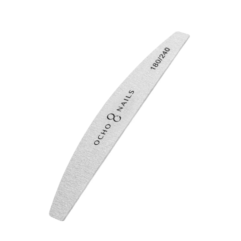 Lime à ongles OCHO NAILS Half Moon File SLIM 180/240 (150156)