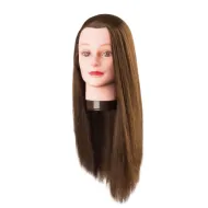 Tête de mannequin Pia — cheveux 100 % protéine, 60 cm