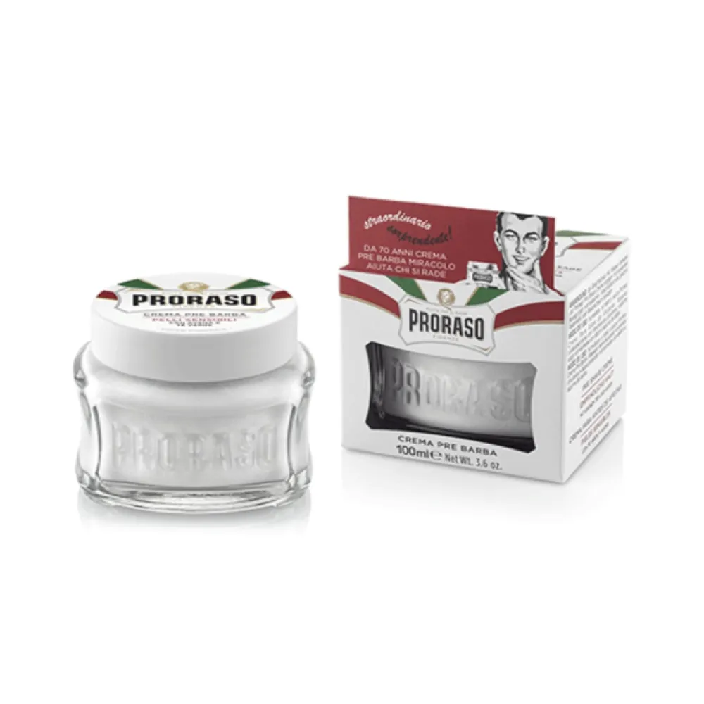 PRORASO Sensitive Pre Shave cream Green Tea, 100ml